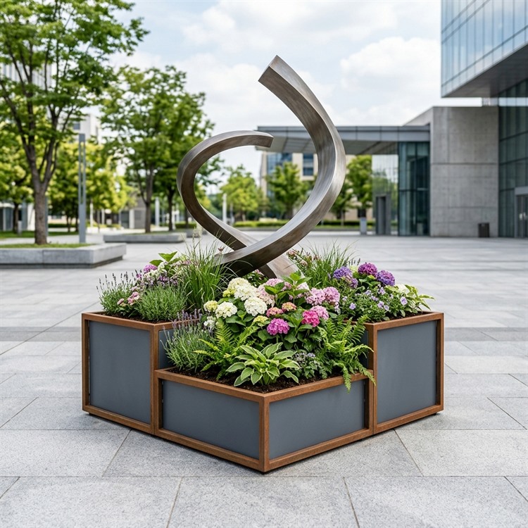 Scultura fioriera