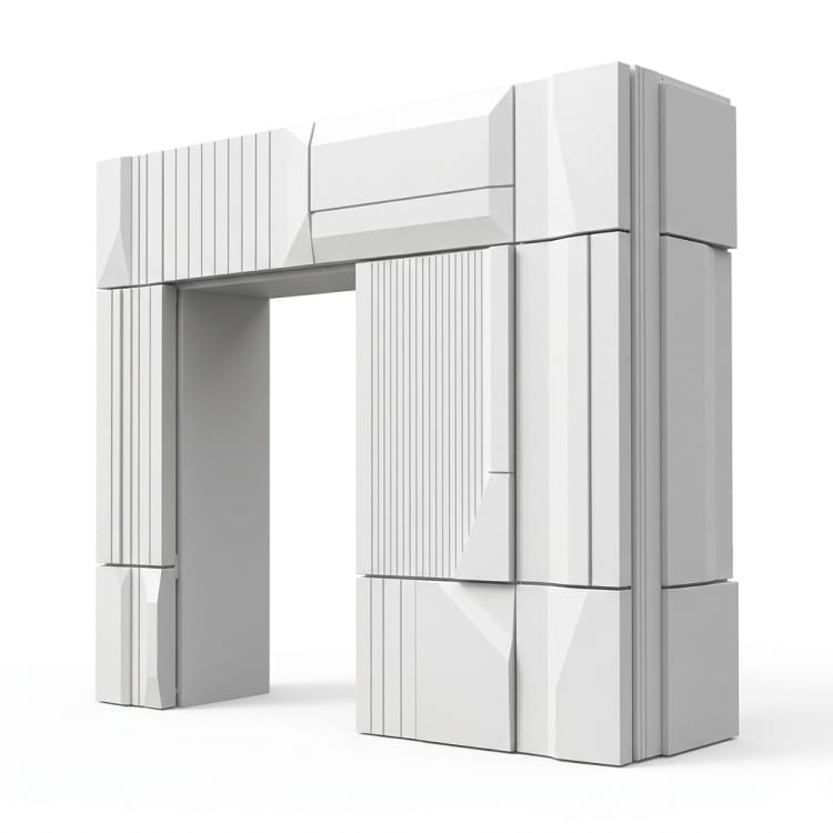 Rivestimento per portale d’ingresso in vetroresina